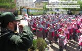 احترام نظامی/جشن قدردانی دانش آموزان فومن در حمایت از عملیات مقتدرانه «وعده صادق»